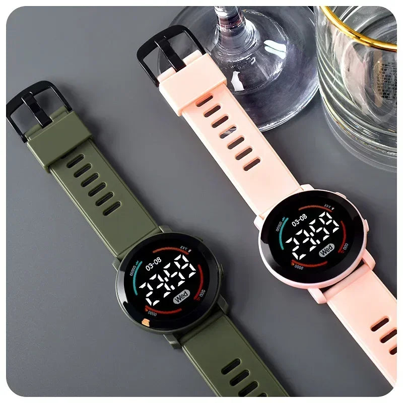 LED Digital Luminous Waterproof Sport Watch