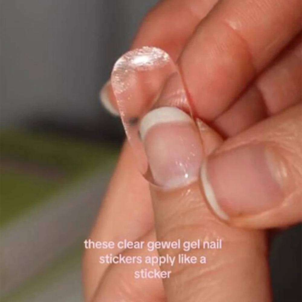 Transparent Semi Cured Gel Nail Strips