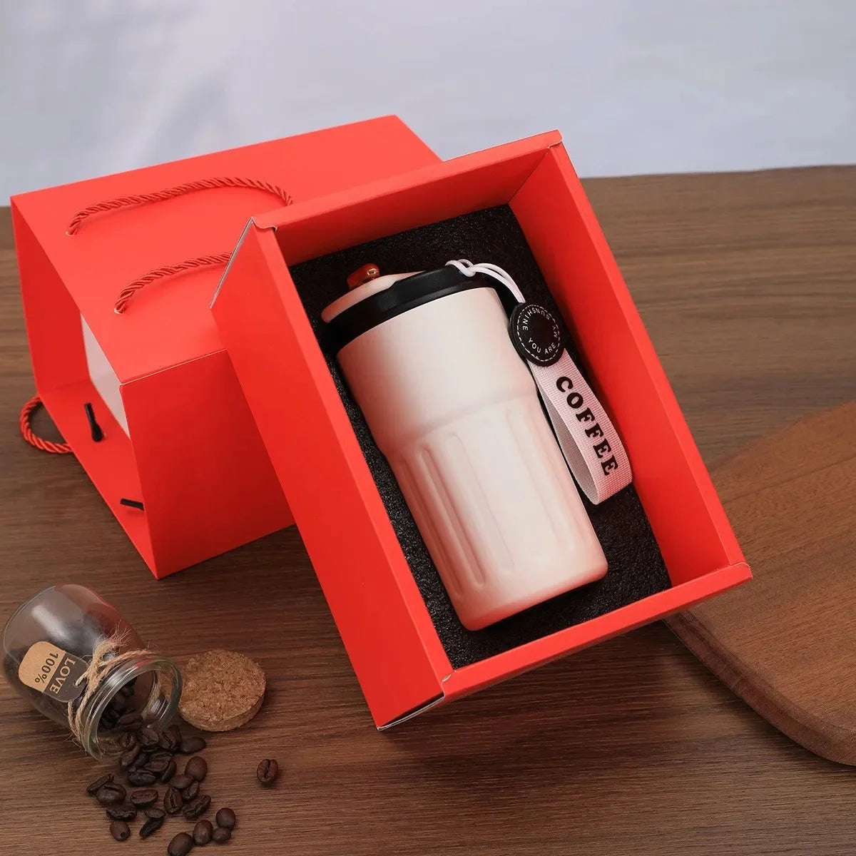 Seamless 316 Stainless Steel Insulated Coffee Cup Smart Temperature Display Office Car Water Bottle Portable Thermal Mug