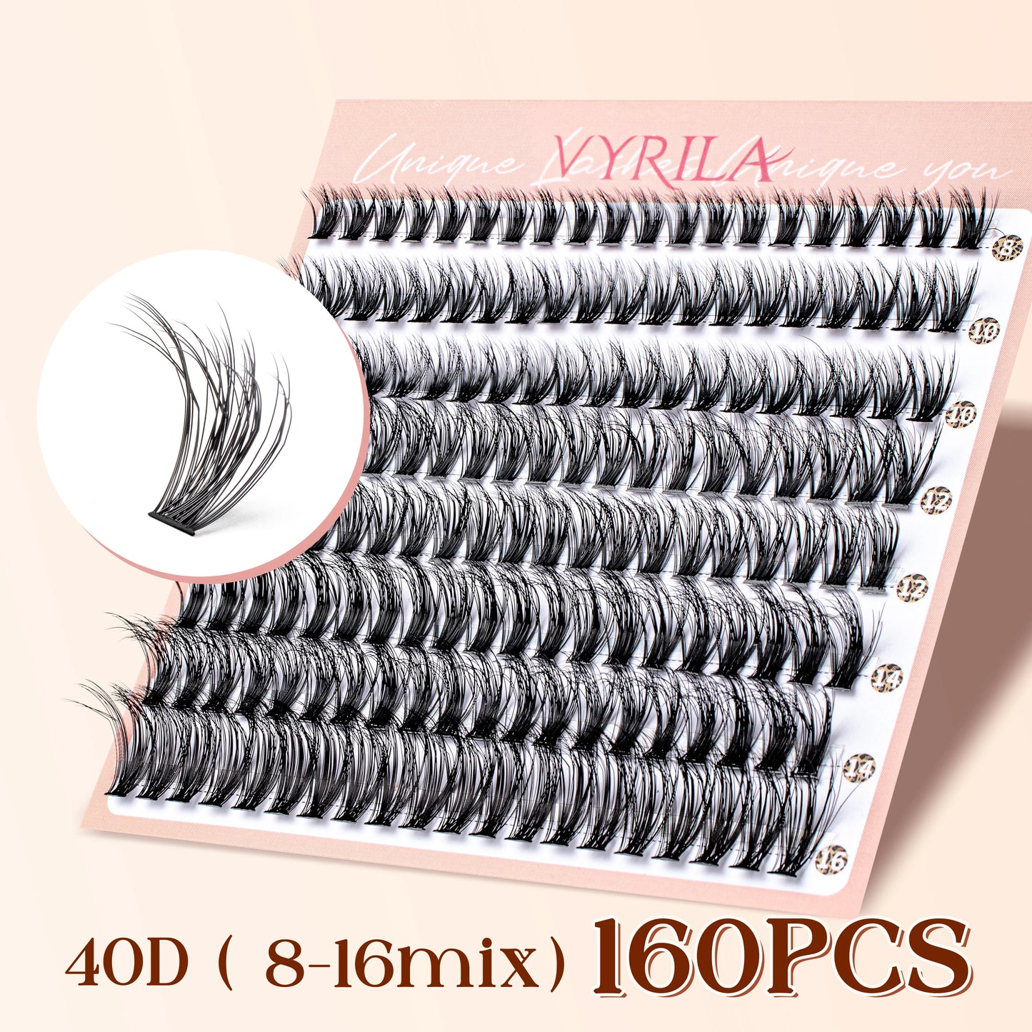 Fiber Eyelash Clusters