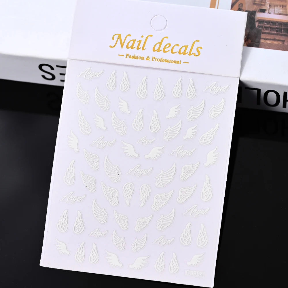 3 D Bronzing Nail Art Sticker