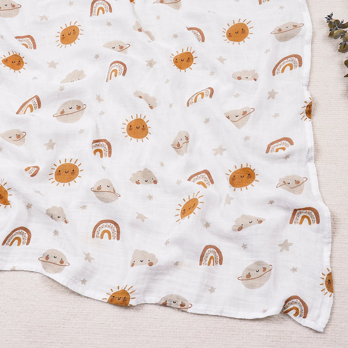 Baby Cute Soft Print Baby Towel Wrap