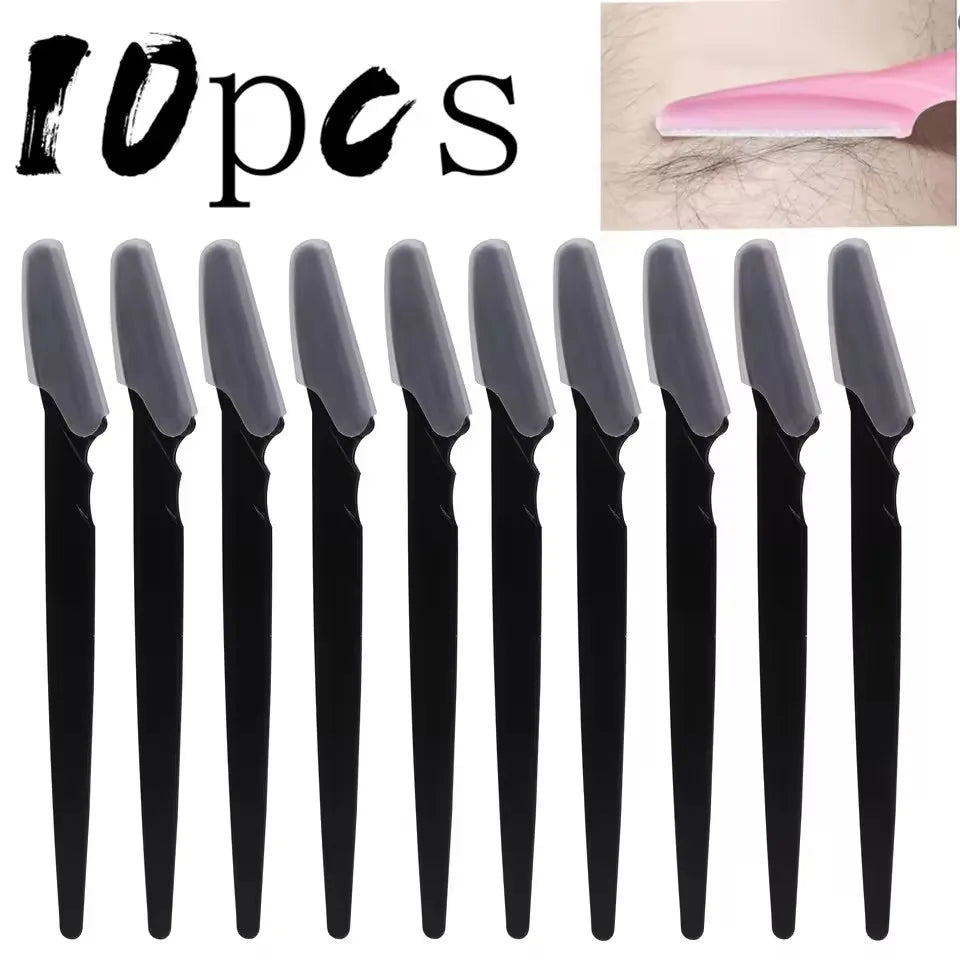 10/40 Pcs Eyebrow Trimmer Face Blade