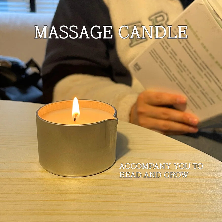 1pc Scented Candles,Low Temperature Massage Essential Oil Candle,Suitable for Bedroom Bathroom,SPA Flirtation Romantic home