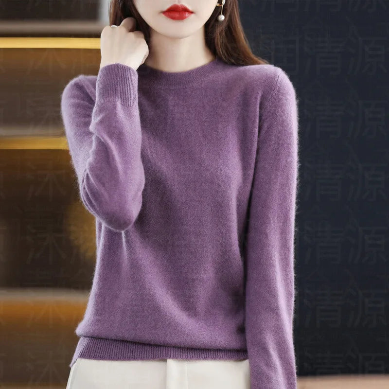 Cashmere Casual Knitted Women's Short Undercoat