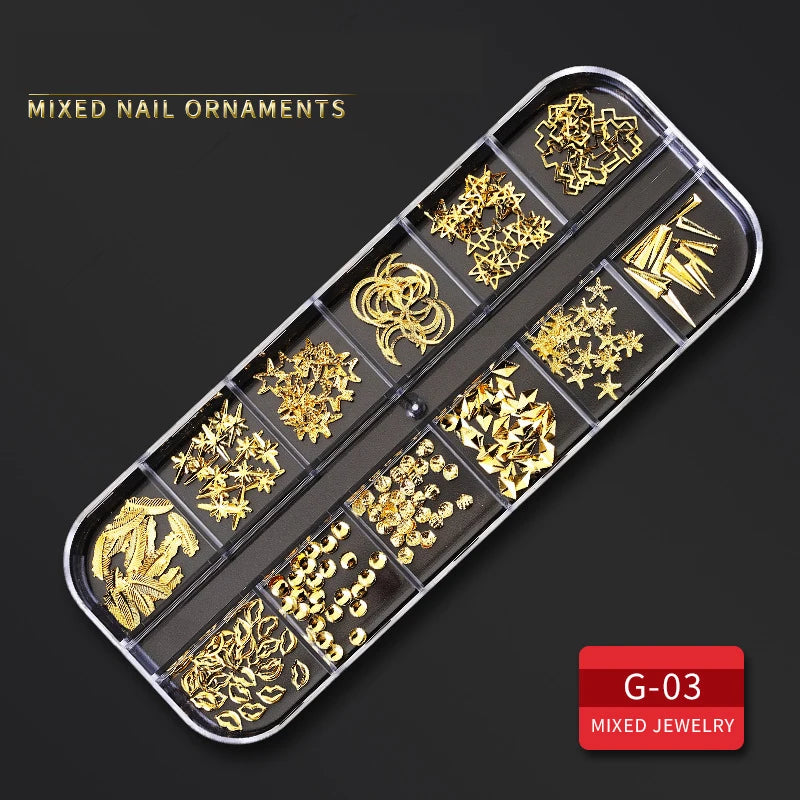 Nail art glitter rhinestone Crystal gems