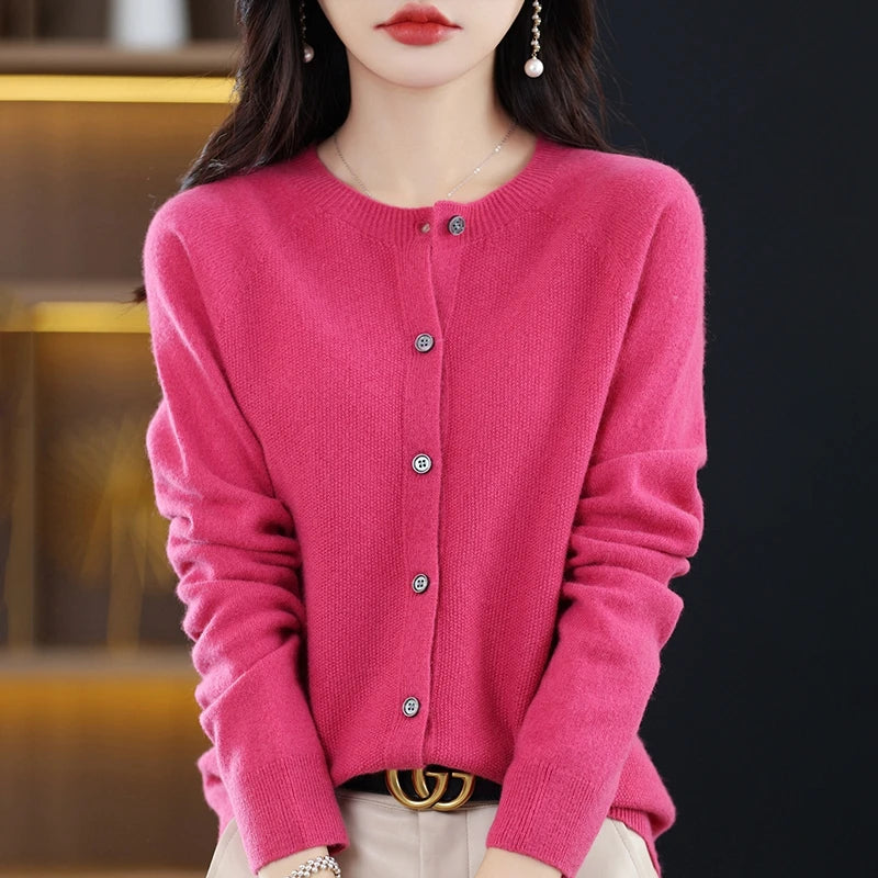 High-Grade Knit Cardigan Fashion Coat