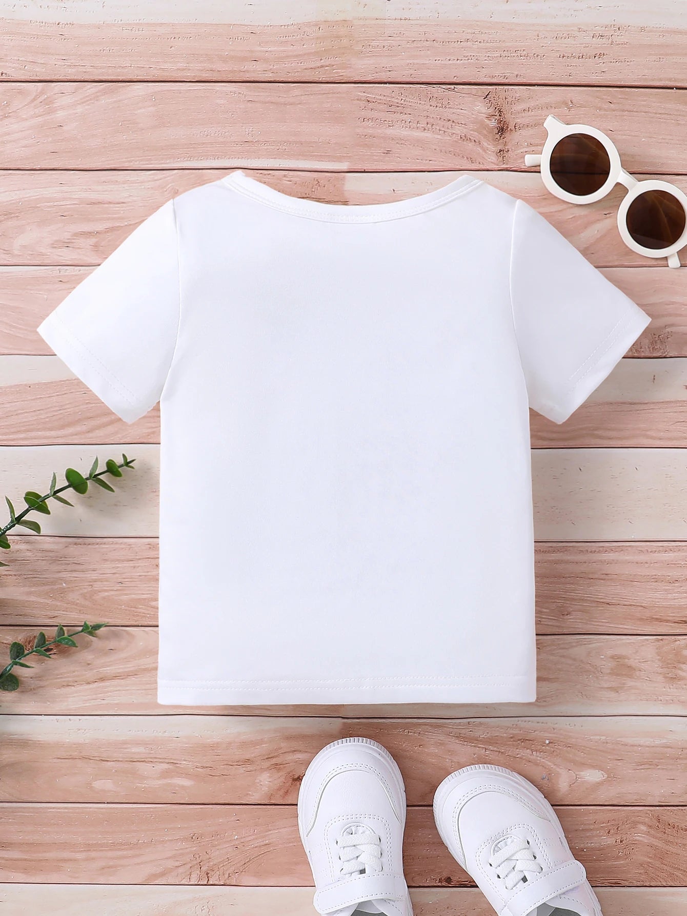 Cartoon Rabbit Letter Pattern Tops