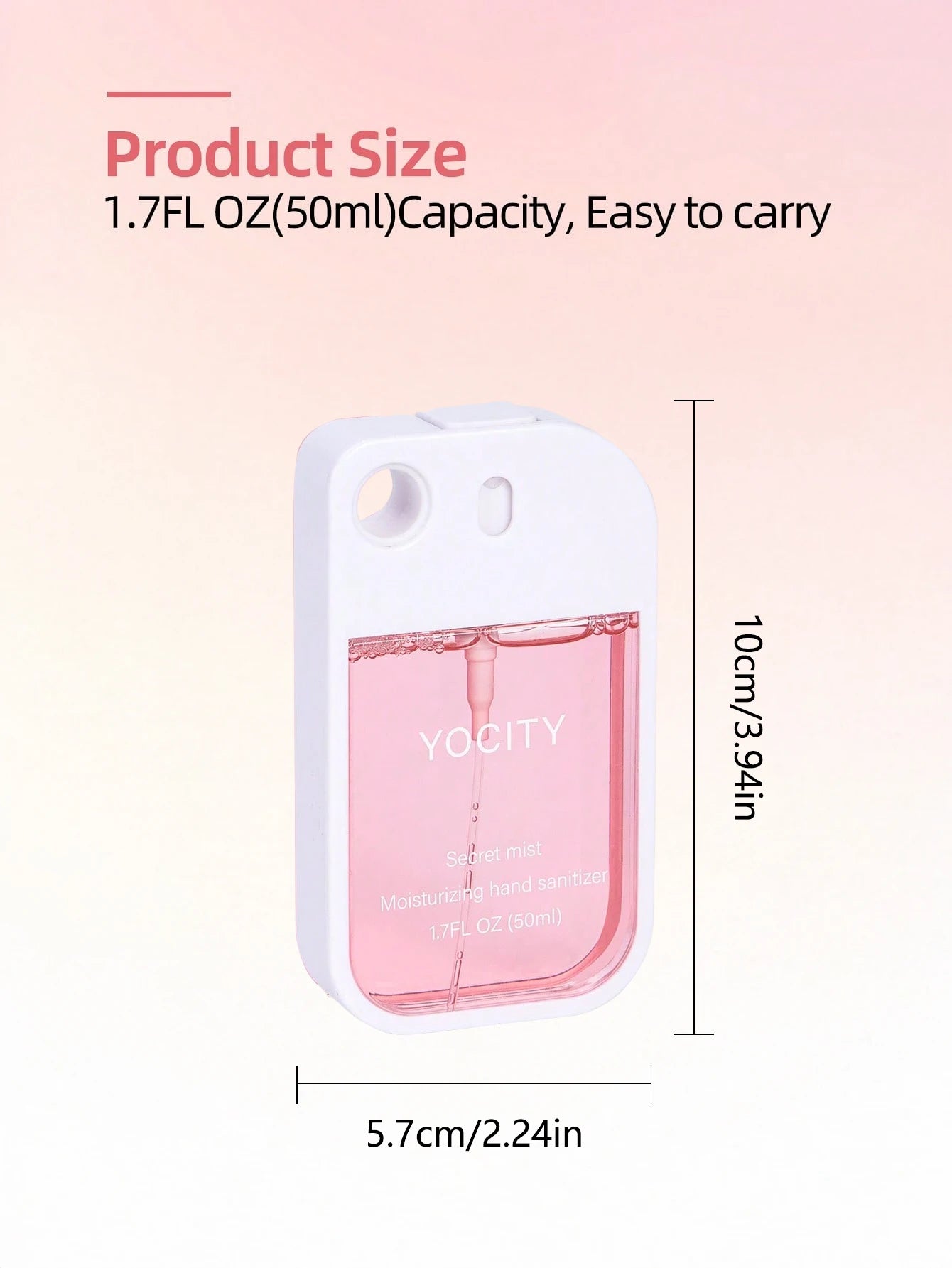 50ml Air Freshener Car Fragrance Spray Fresh Air Long-Lasting Fragrance Bathroom Hotel Valentine's Day Gifts Hand Sanitizer Bott