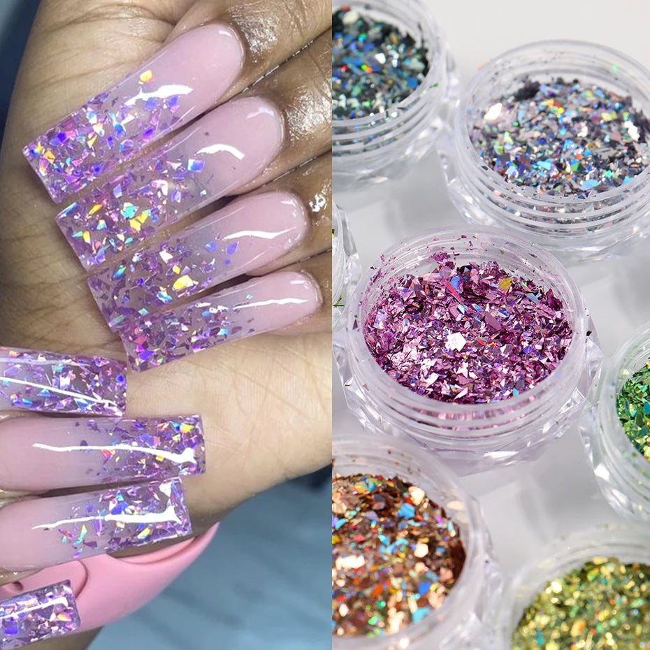 Holographic Mermaid Nail Glitter