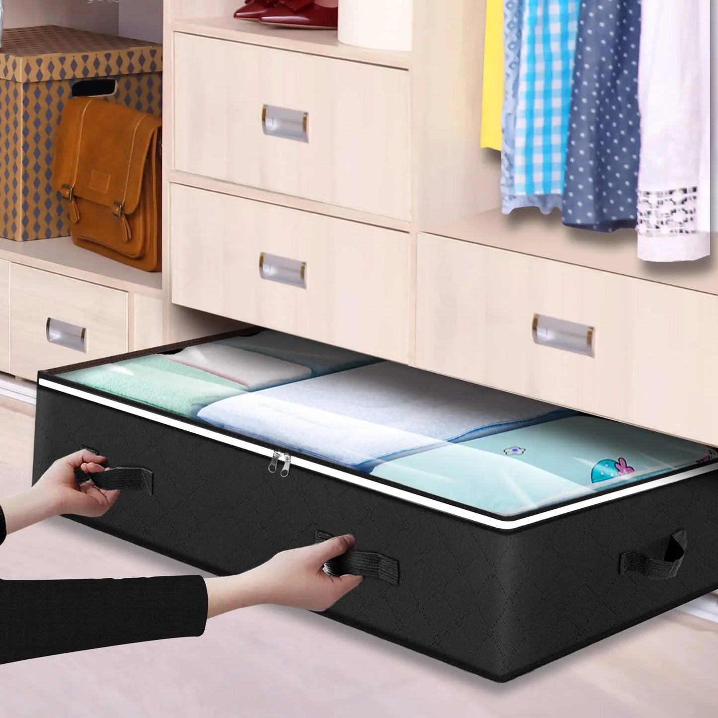 Fold-able Under Bed Storage