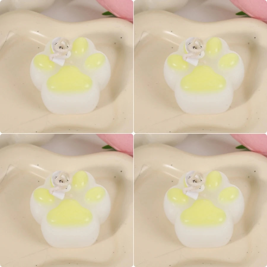 1pc/4pc Cat Paw Design Scented Candle ,For Birthday, Valentine's Day, Diy Home Decoration, party decoration, wedding souvenirs