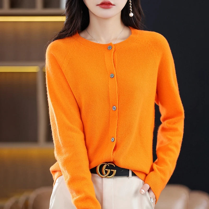 High-Grade Knit Cardigan Fashion Coat