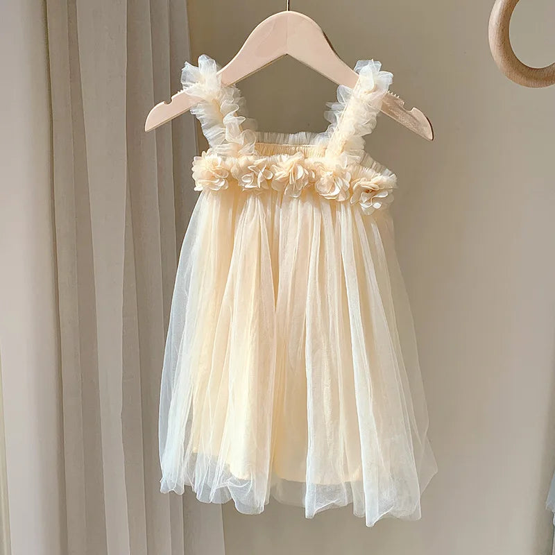New Kids Suspended Floral Tutu Princess Dress
