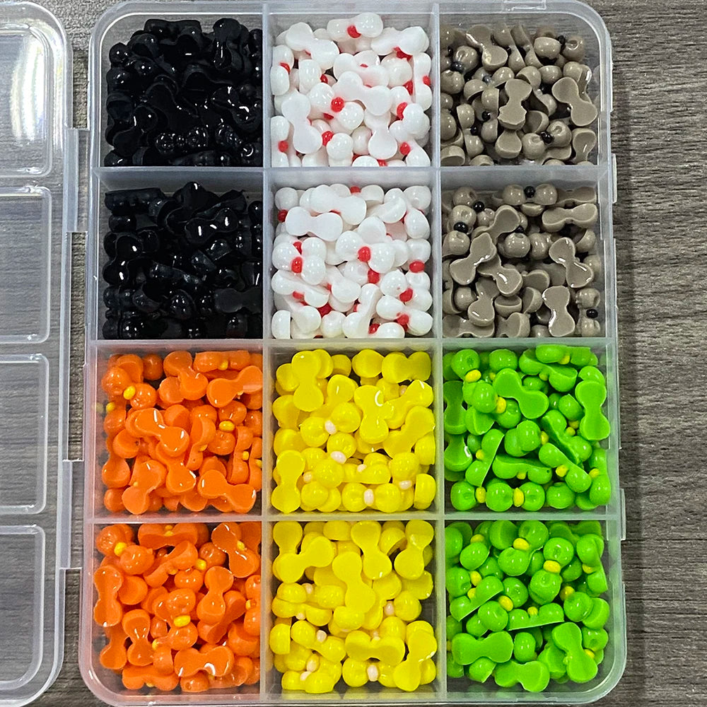 3D Multi-Shapes Flower Butterfly Nail Art