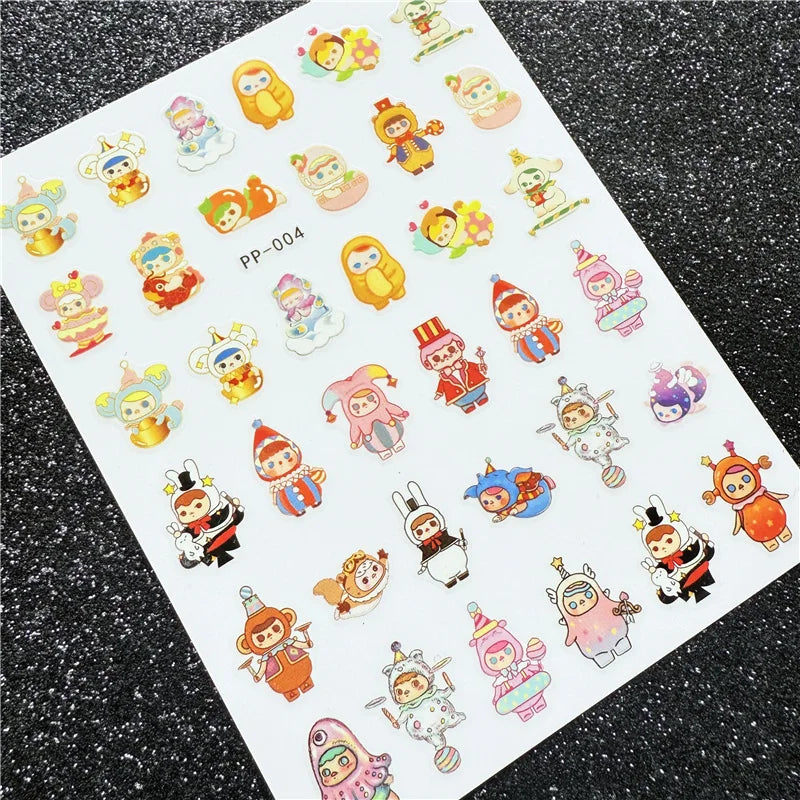 Cute 3 D Nail art Nail sticker