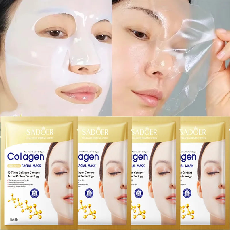 10PCS Collagen Anti Wrinkle Facial Mask