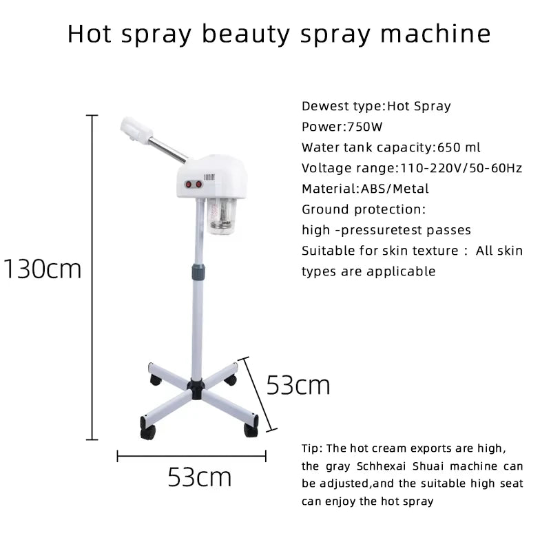 LESEN Hot Facial Steamer Warm Mist Humidifier for Face Cleaning Vaporizer Ozone Salon Home Spa Sprayer Skin Care Whitening