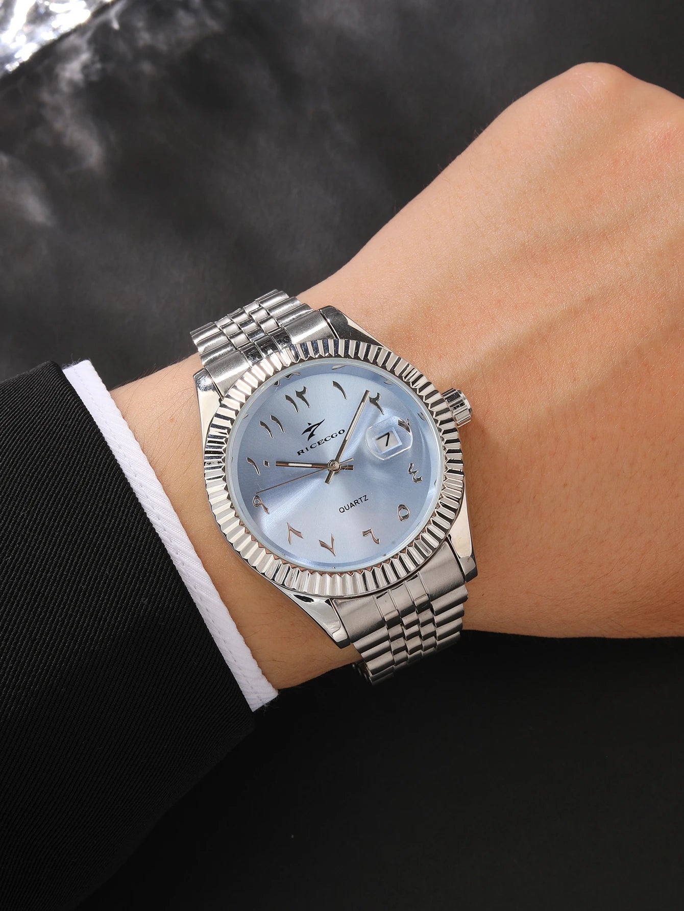 Sports Stainless Steel Wristwatch