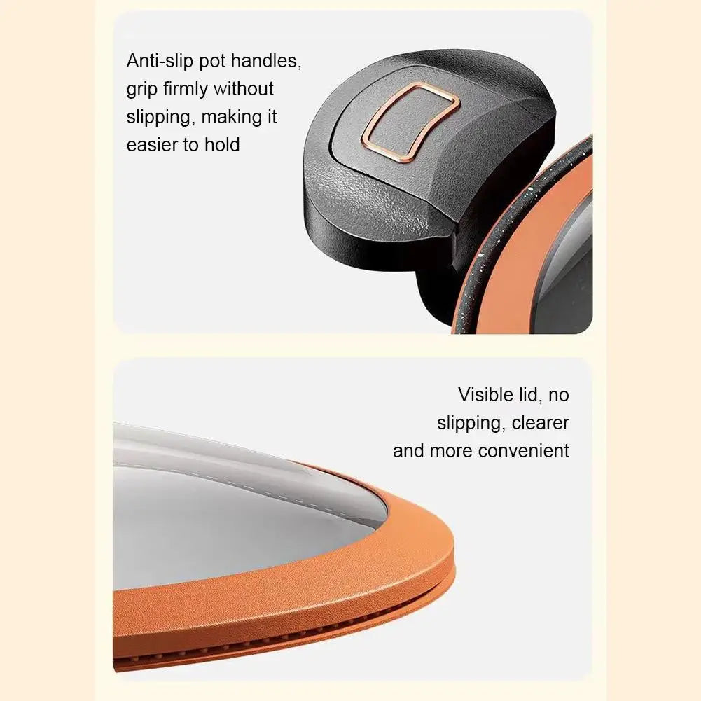 8L Large Capacity Pumpkin Micro Pressure Pot Household Kitchen Cooker Stew Soup /steamer Pot Non Stick Cooking Pot