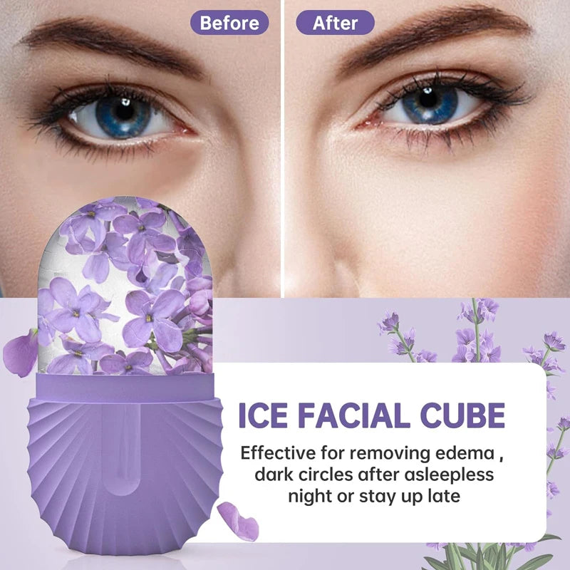 Ice Face Roller Ice Cube Beauty Massage Facial Roller