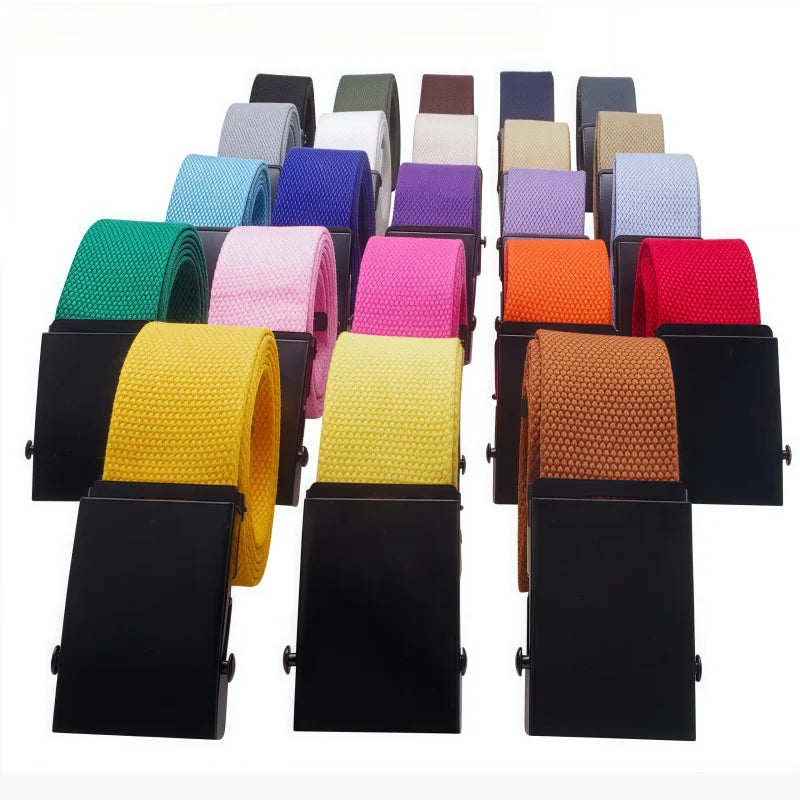 Fashion New Unisex Trousers Canvas Belt