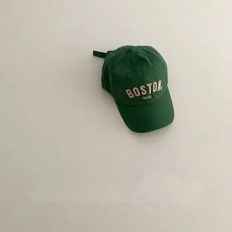 Letter Kids Baseball Embroidery Cap