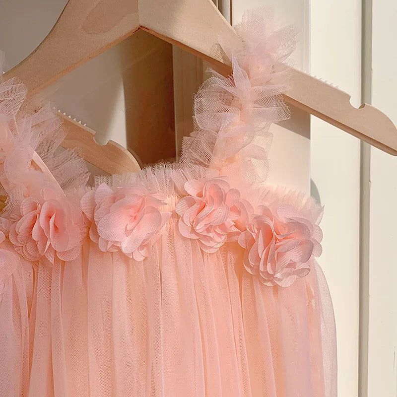 New Kids Suspended Floral Tutu Princess Dress