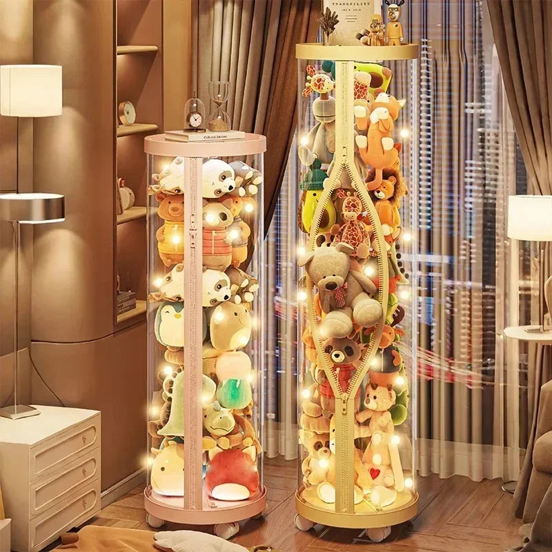 Transparent Doll Storage Box