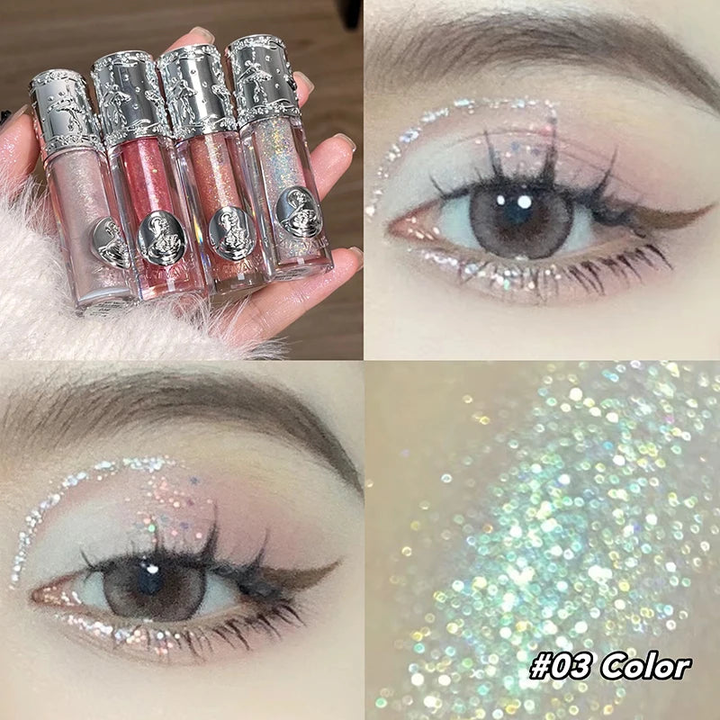 Glitter Liquid Eye shadow Eyeliner Lying