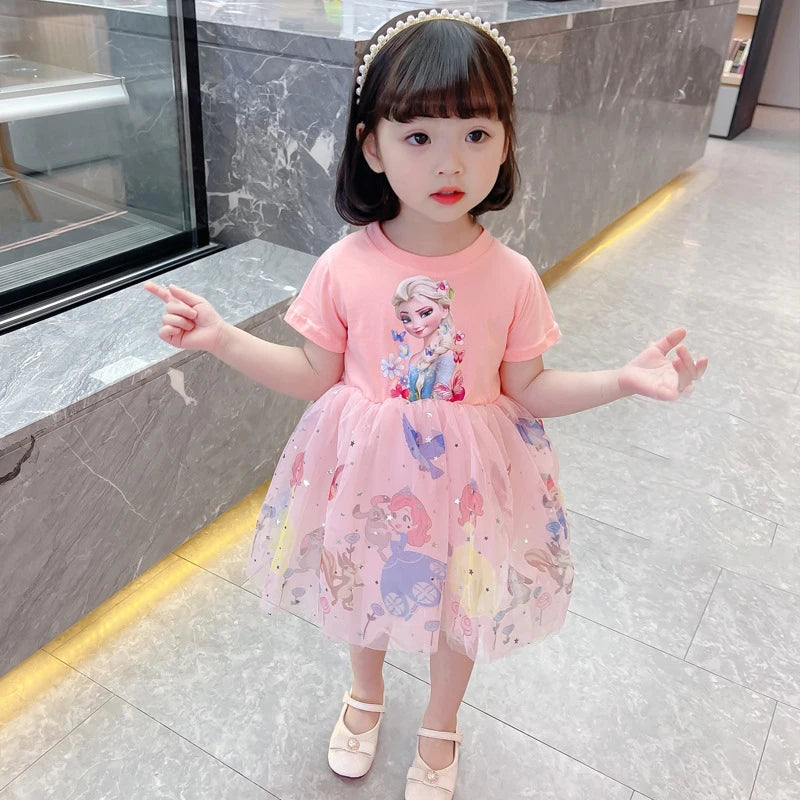 Disney Frozen Elsa Anna Princess Party Costume