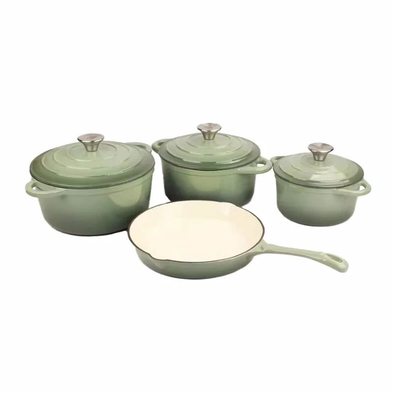 Hot Deals Iron Cast Cookware Multiple Sizes Sets Home Restaurant Enamelled Cast Iron Pot