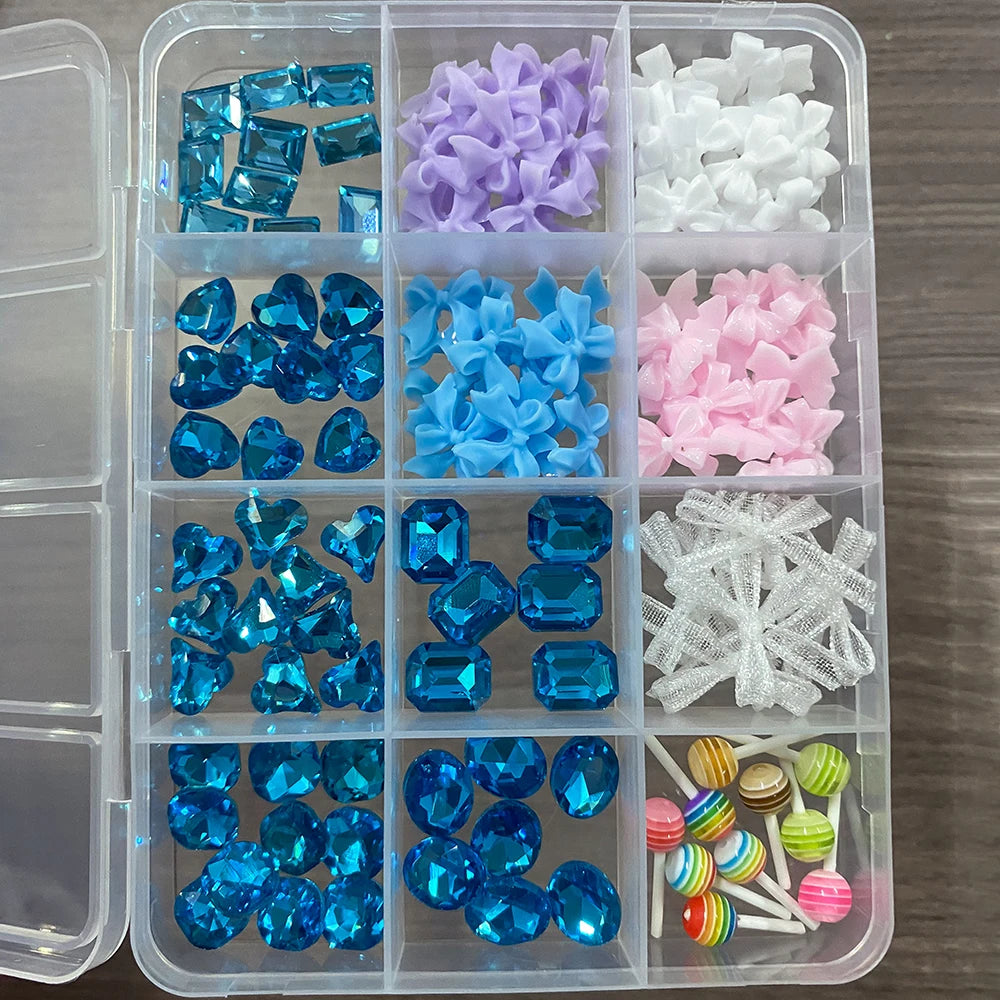 3D Multi-Shapes Flower Butterfly Nail Art