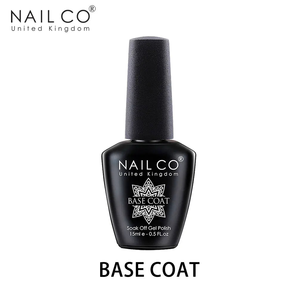 Coat And Base Coat Art Design Gel Nail Polish