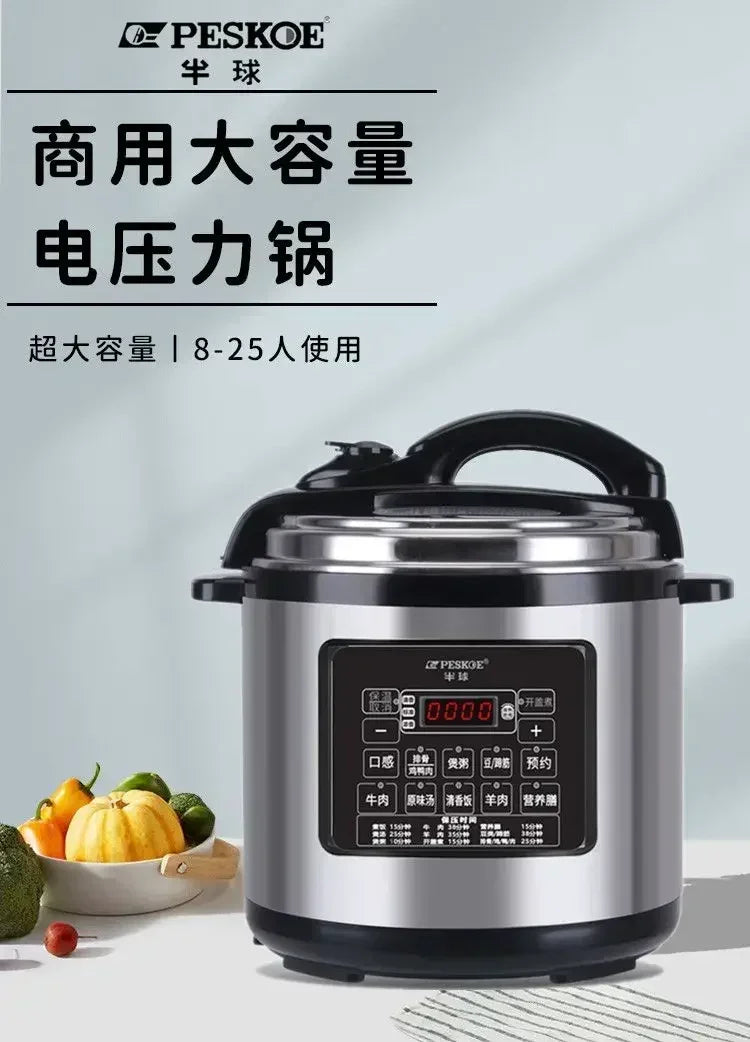 Household and commercial electric pressure cooker. Large capacity. Intelligent reservation. High pressure rice cooker.