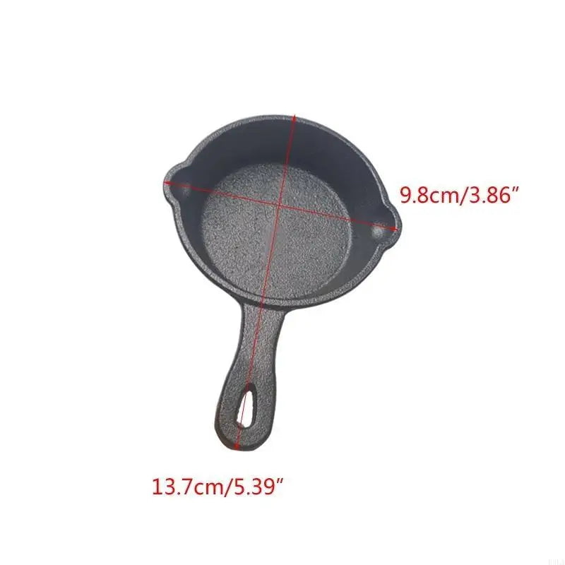 2025 New 8.5CM Cast Iron Material Frying Pan Non-stick Cookware Fried Steak Pot Saucepans Kitchenware Kitchen Cooking