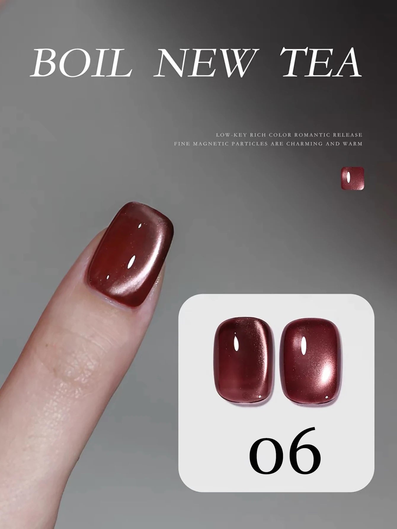 Night Cat Eye Gel Nail Polish