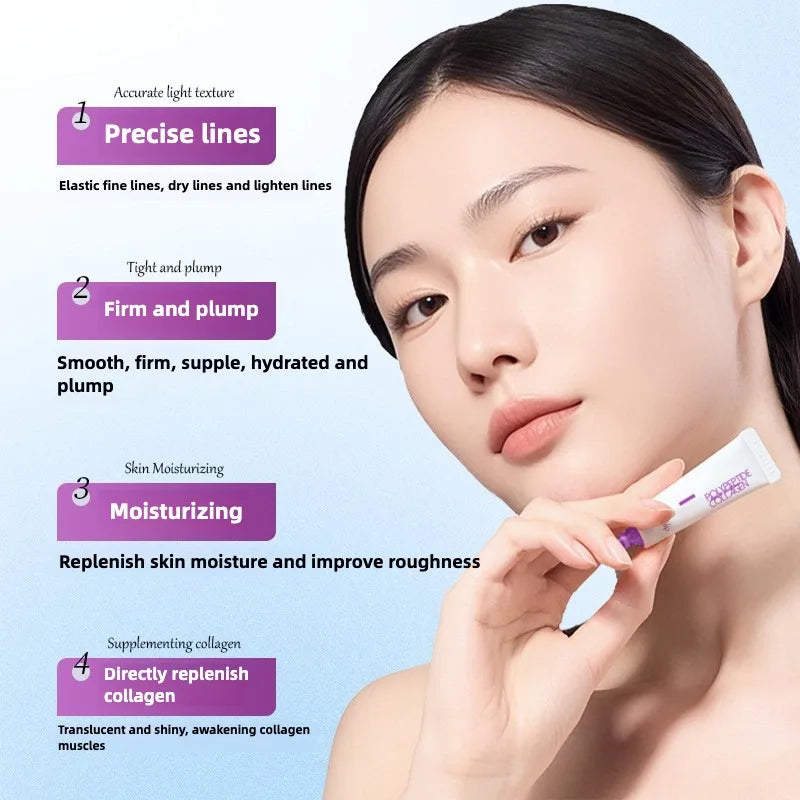 Polypeptide collagen hydrating mask