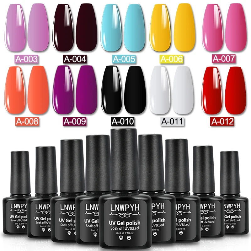 Gel Varnish Kit Professional Nail Gel Set