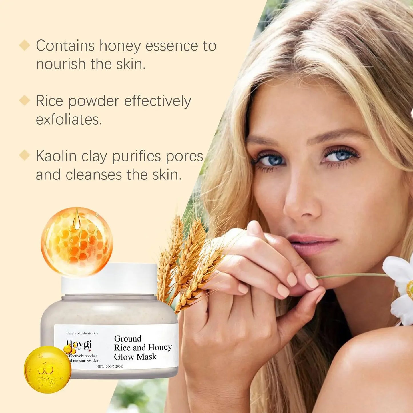 Rice & Honey Face Mask