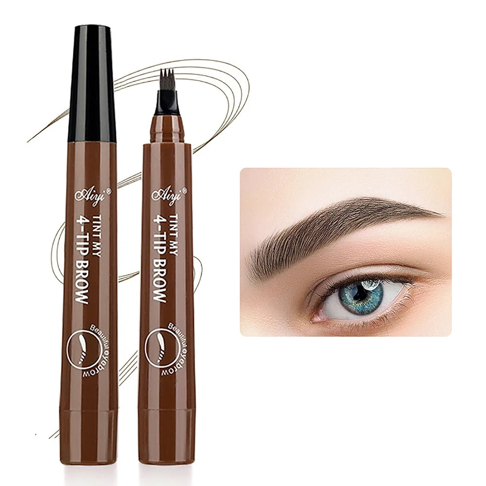 4 fork micro blading eyebrow pencil