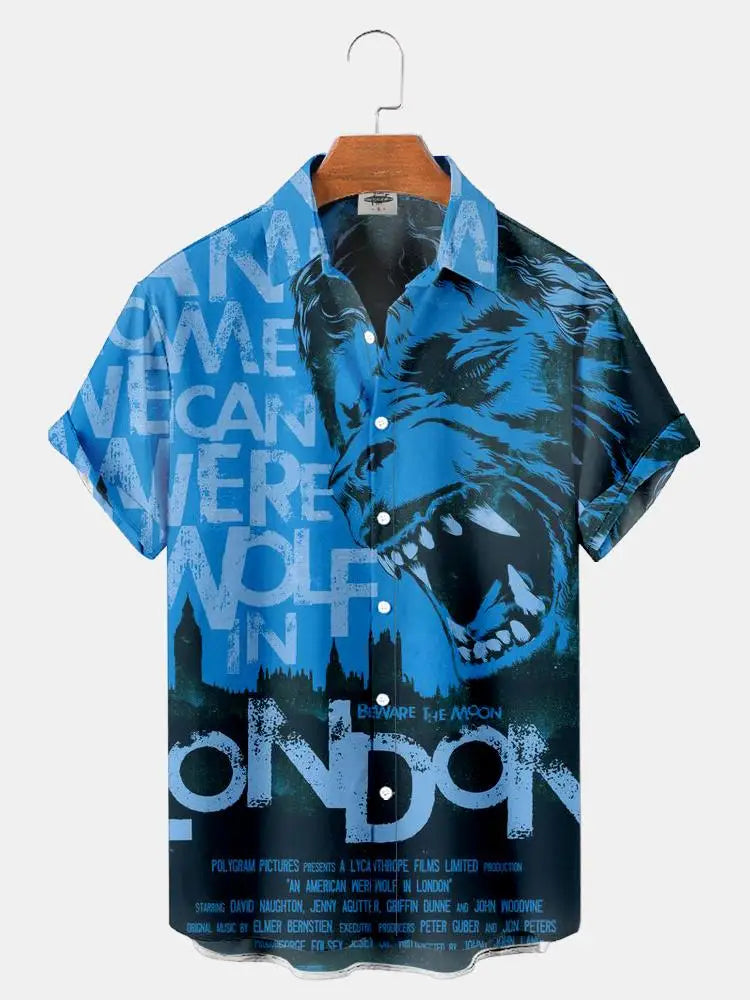 3D Printing Oversized floral shirts for men