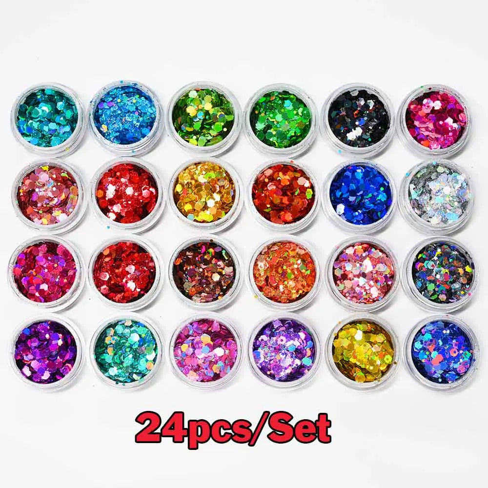 Sparkly Holographic Fine Sugar Nail Powder