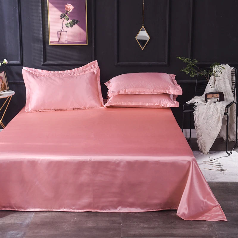 High End Satin Luxurious Bed Sheets Set