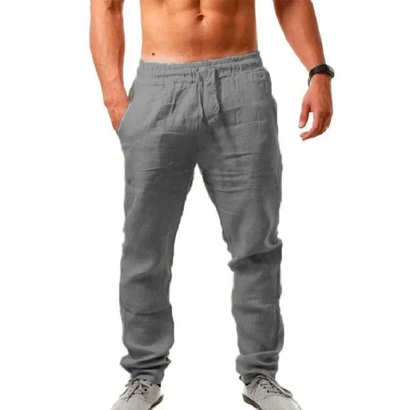 Men hip-hop breathable cotton pants