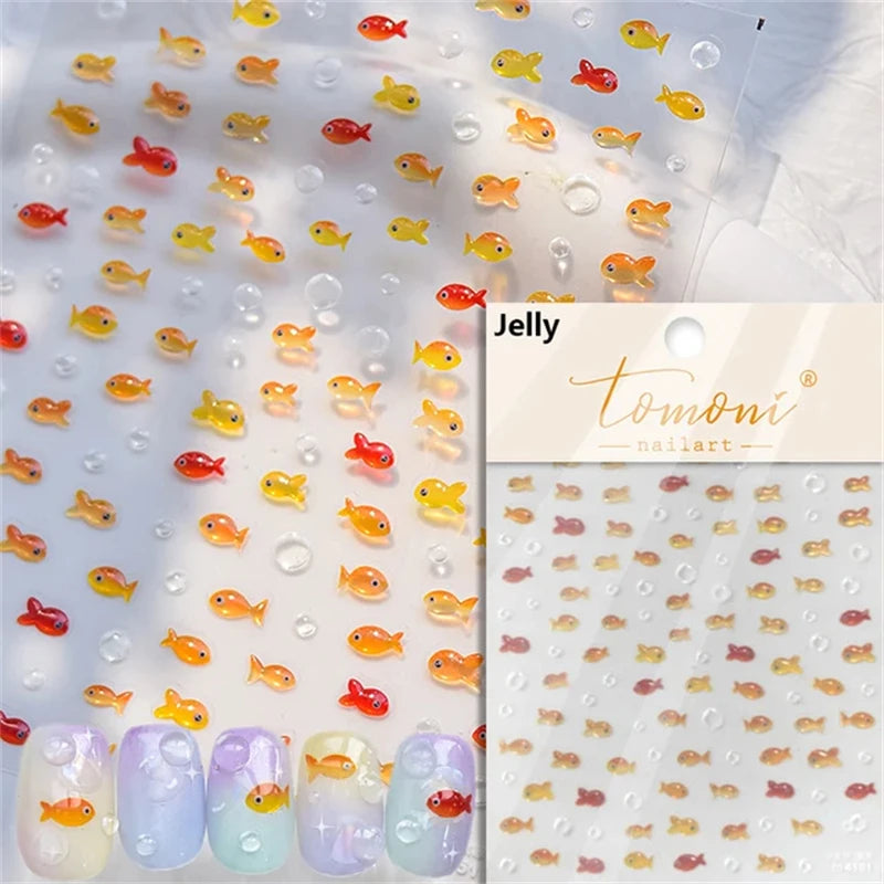 Soft Relief Decoration Nail Art Stickers