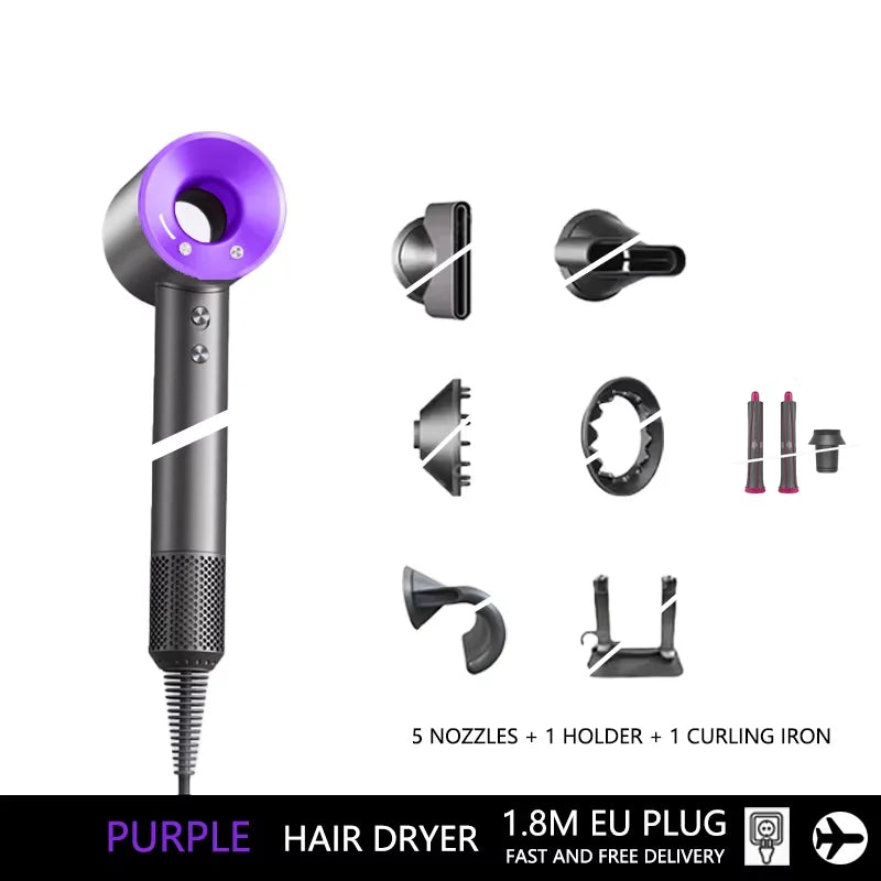 High-speed Negative Ion Hair Care Hair Dryer 110000rpm Wind Speed 62m/second Fast Drying Household Super Hair Dryer