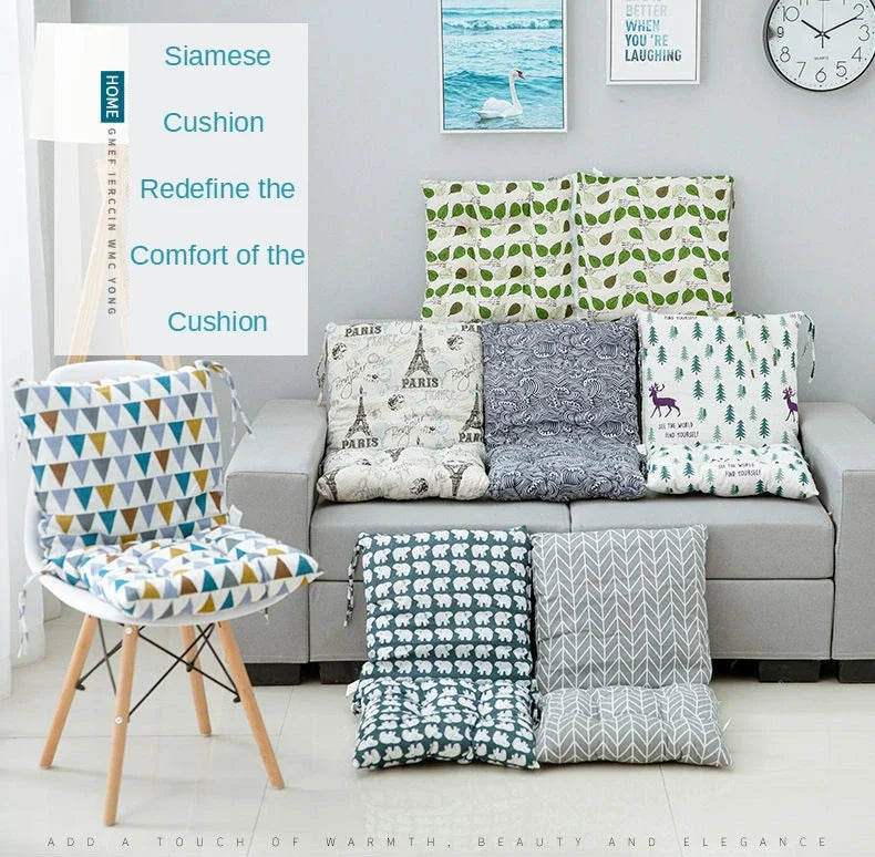 New Soft Linen Chair Cushion