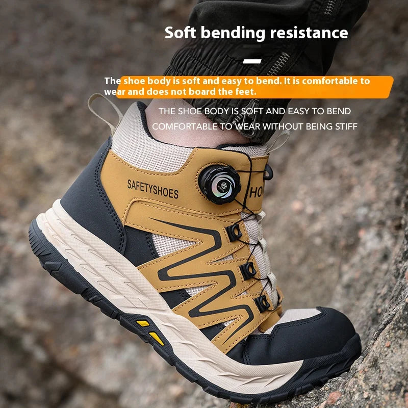 New Indestructible Anti-smash Anti-puncture Work Tactical Boots