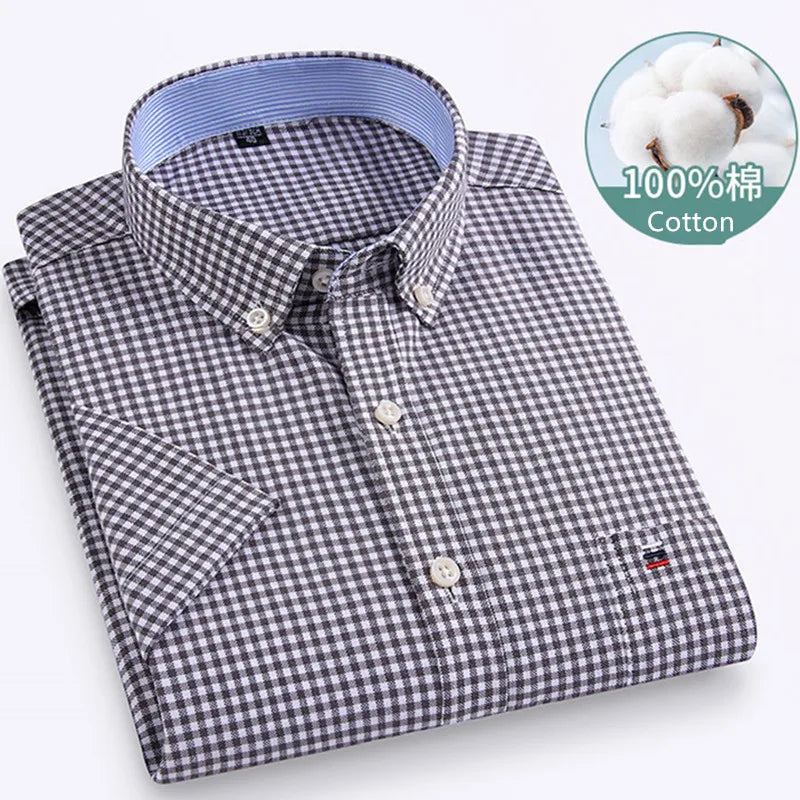 Oxford Cotton Casual Shirt For Men